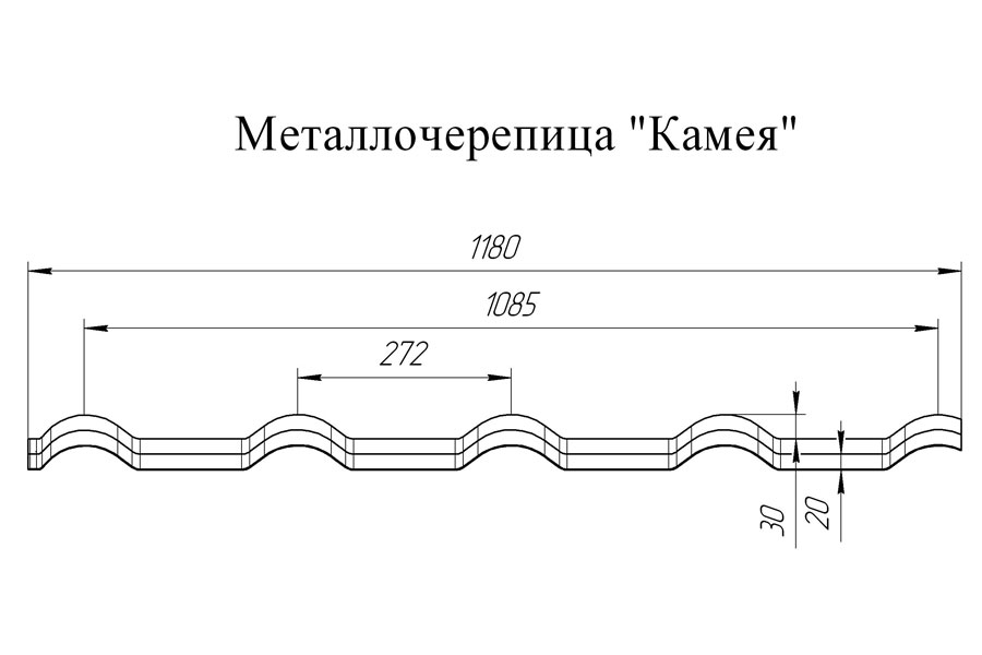 Металлочерепица Kamea